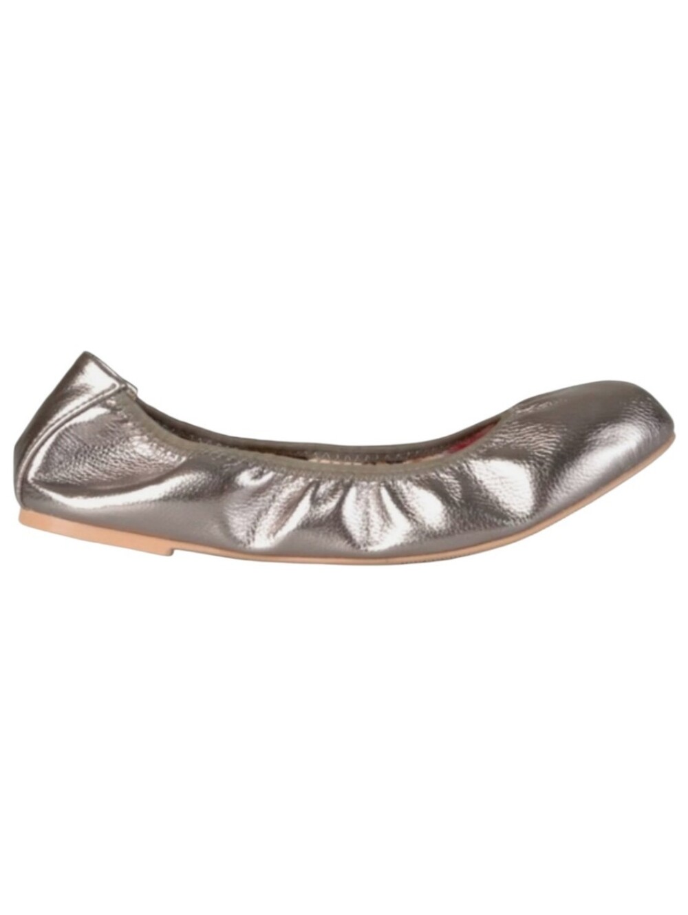 Journee Collection Lindy Ballet Flat, Pewter Size 7 - Picture 2 of 6